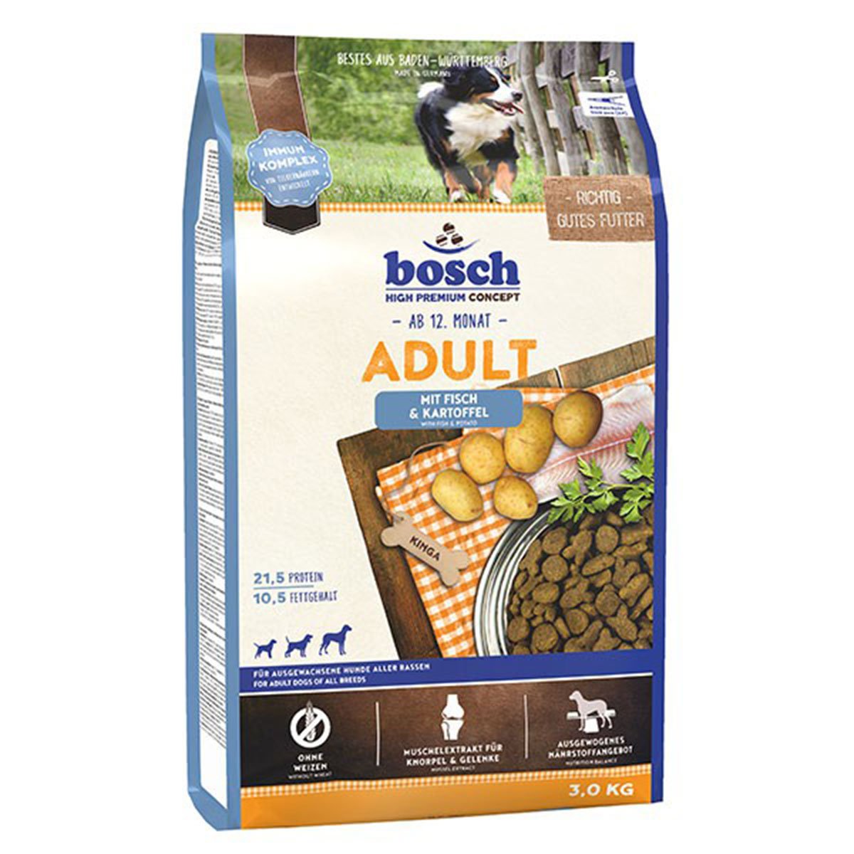 Levně Bosch Adult ryba a brambory 3 kg