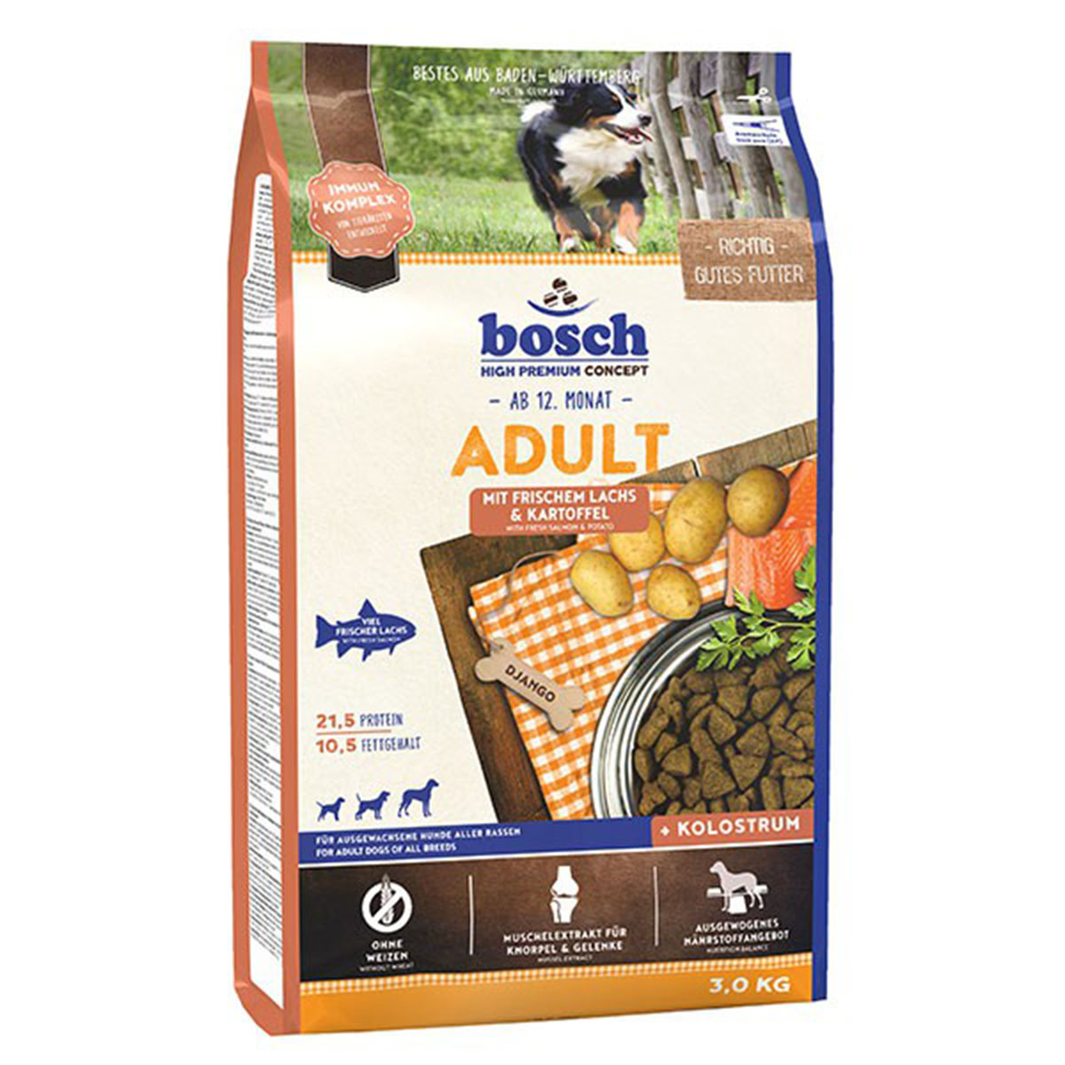 Levně Bosch Adult losos a brambory 3 kg