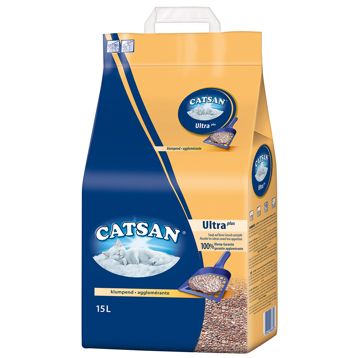 Catsan Ultra podestýlka, 15 l 15l