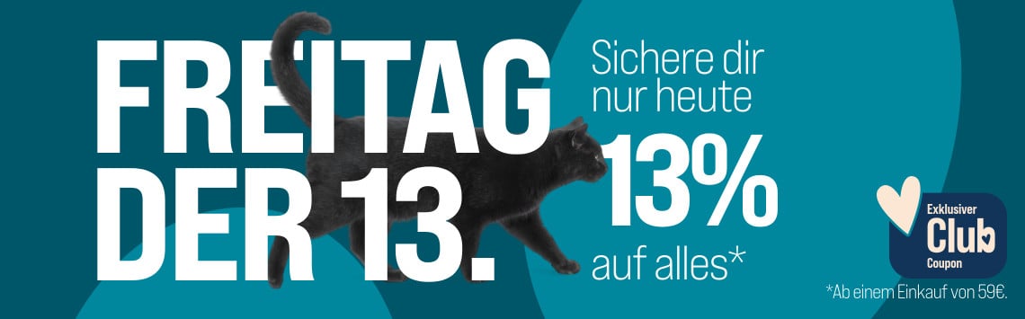 13% zum Freitag den 13.