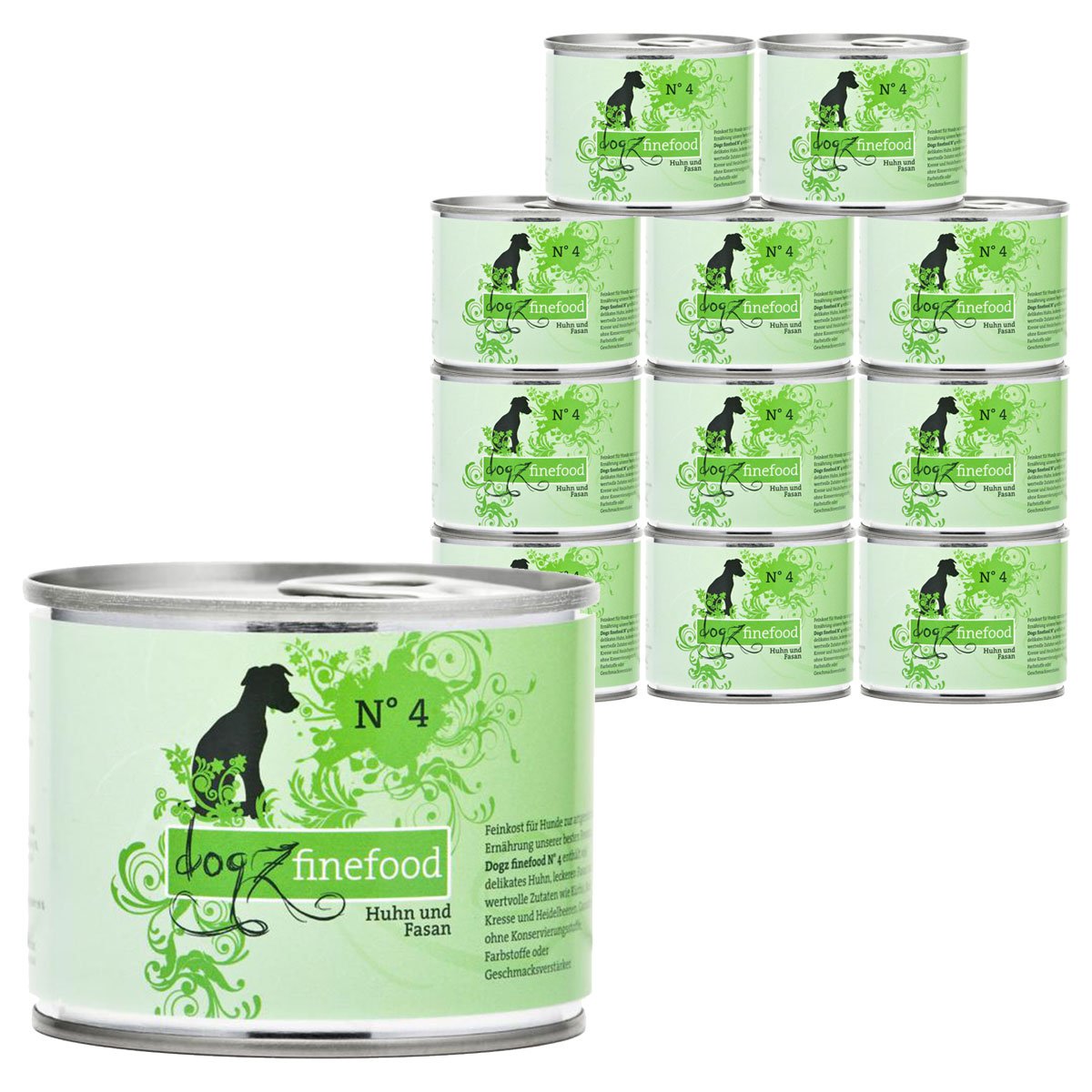 dogz finefood No. 4 kuřecí a bažant 12 × 200 g