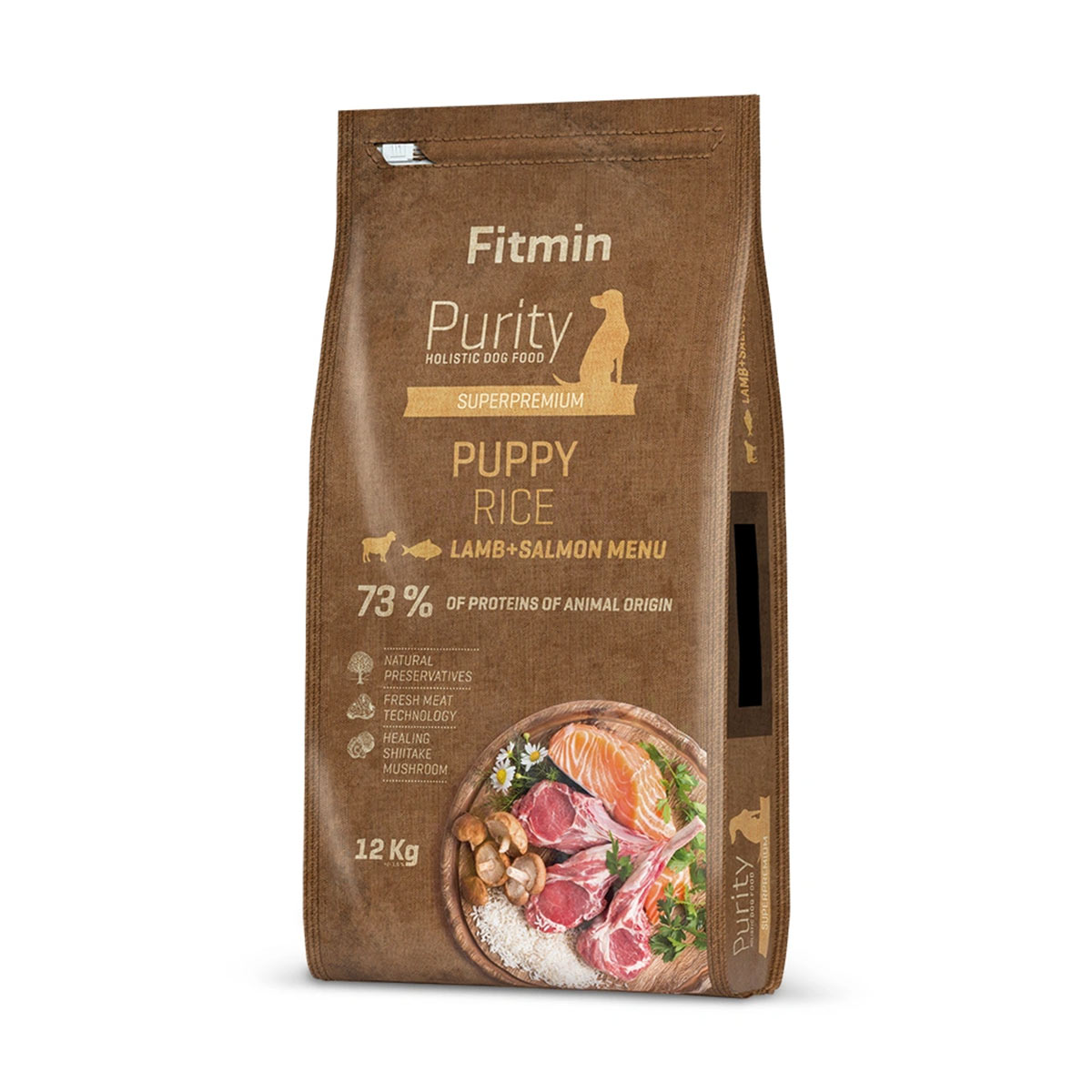 Fitmin Dog Purity Rice Puppy Lamb & Salmon 12kg