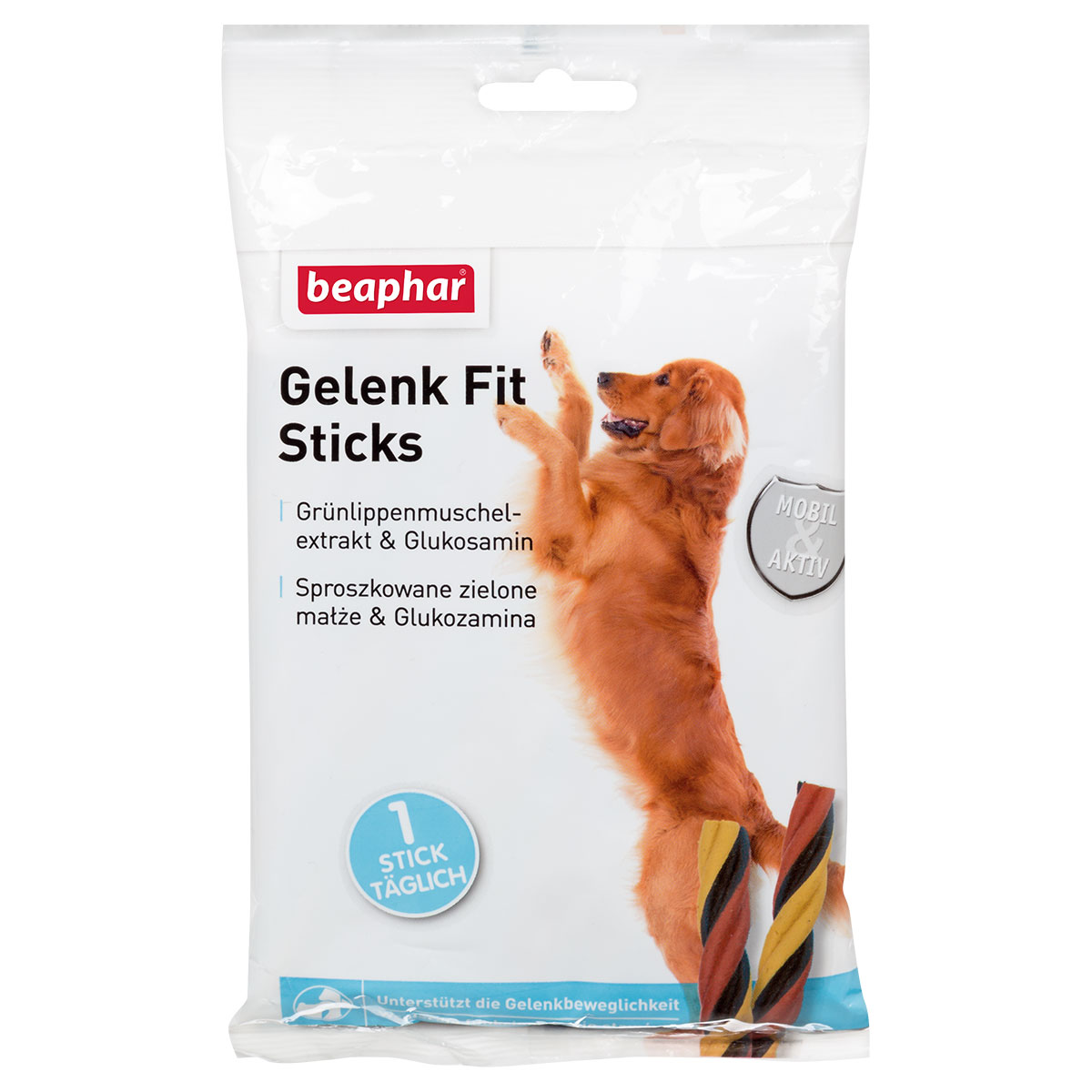 beaphar Gelenk Fit Sticks - tyčinky na klouby pro aktivní psy 7 ks / 175 g