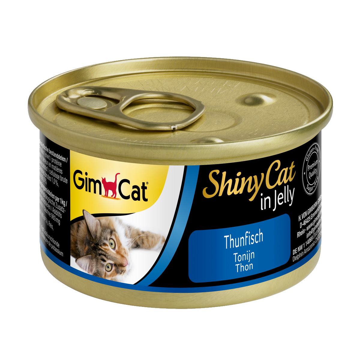 Levně GimCat ShinyCat tuňák, 6 x 70 g