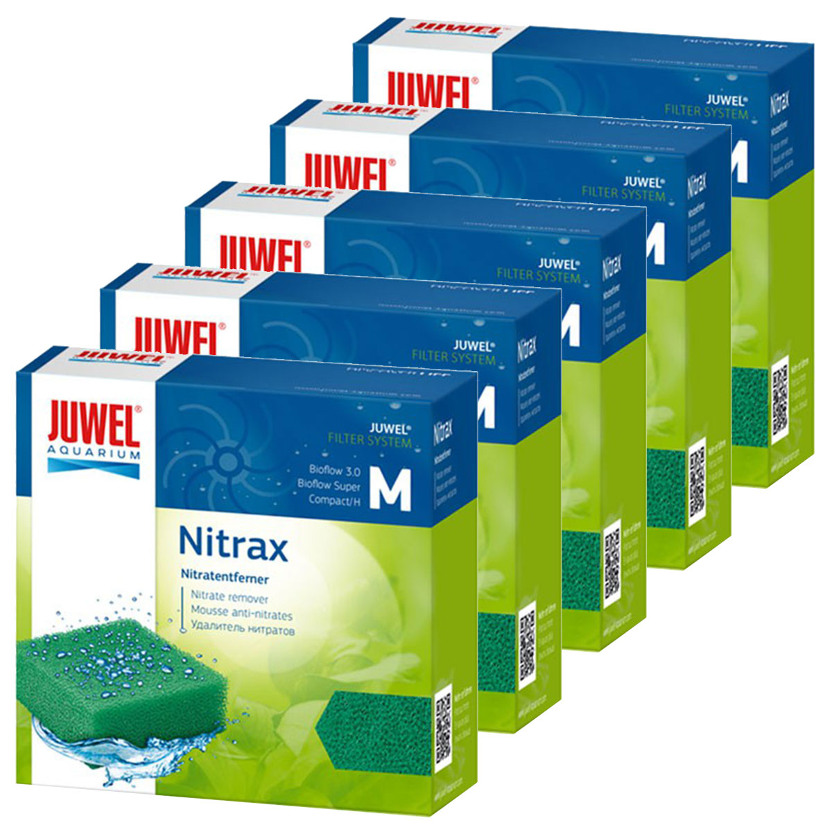 Juwel filtrační materiál Nitrax Bioflow 5xBioflow 3.0-Compact