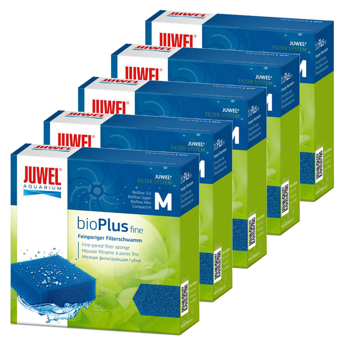 Levně Juwel filtrační houba bioPlus Bioflow jemná 5xBioflow 3.0-Compact