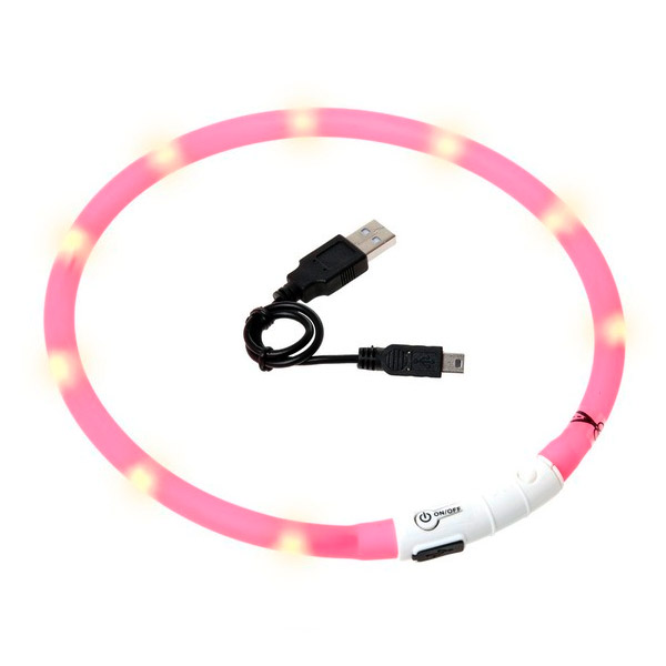 Karlie Visio Light LED Leuchthalsband pink