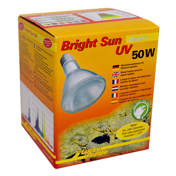 Levně Lucky Reptile kovová výbojka Bright Sun UV Desert 500