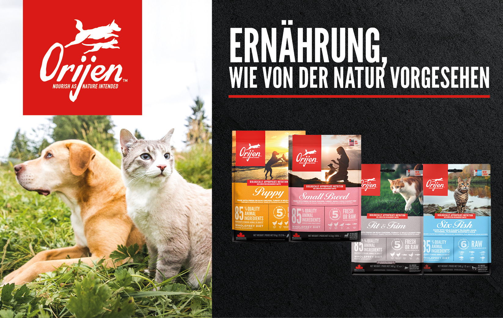 Orijen Tierfutter für Hund & Katze bei ZooRoyal