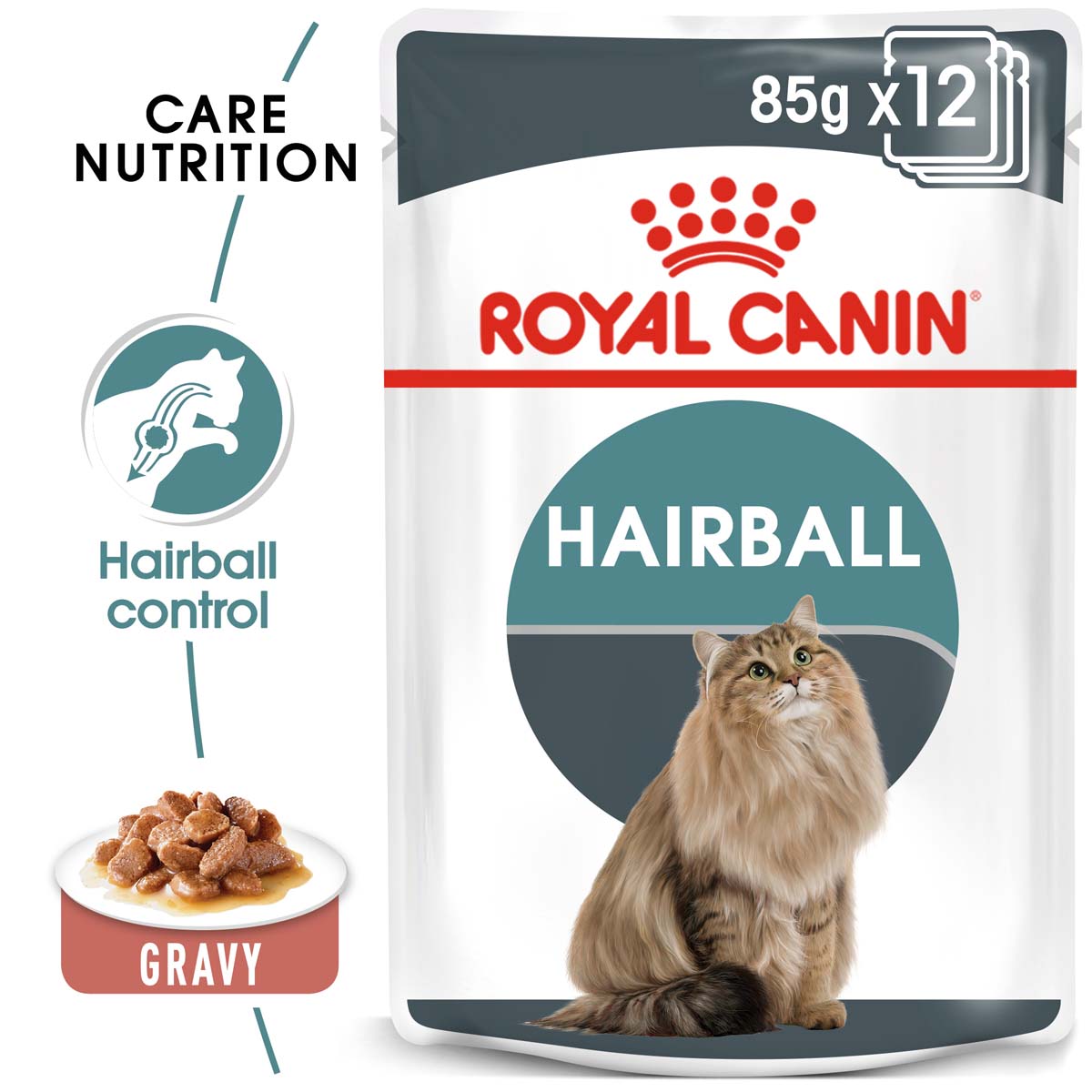 ROYAL CANIN Hairball Care Katzenfutter nass gegen Haarballen 12x85g – mit 24% Rabatt günstig kaufen