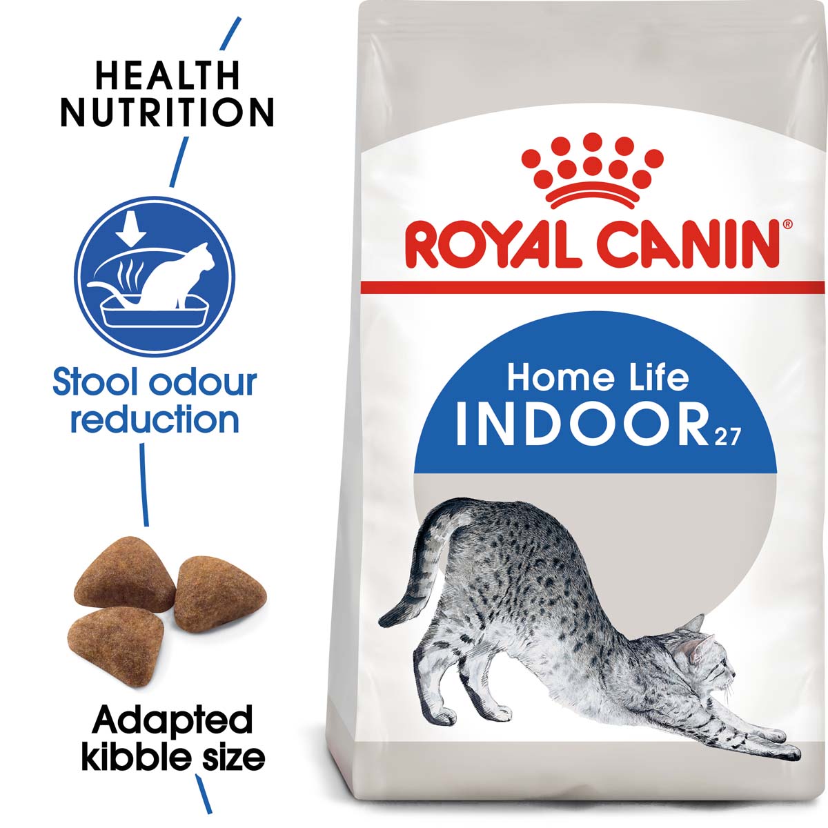 ROYAL CANIN INDOOR 27 Trockenfutter für Wohnungskatzen 10kg