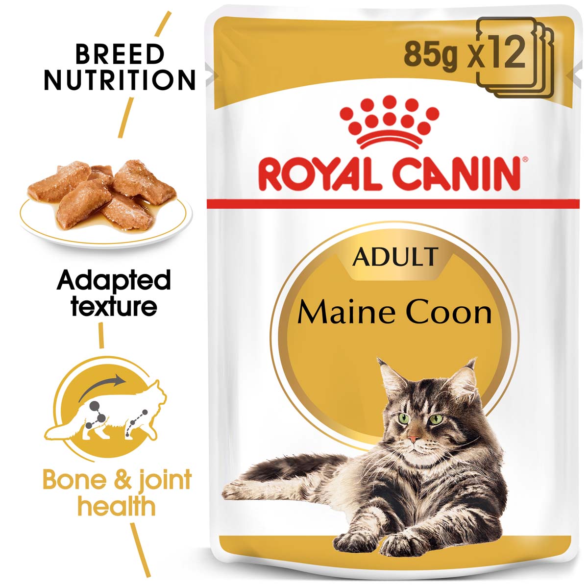 ROYAL CANIN Maine Coon Adult Katzenfutter nass 48x85g