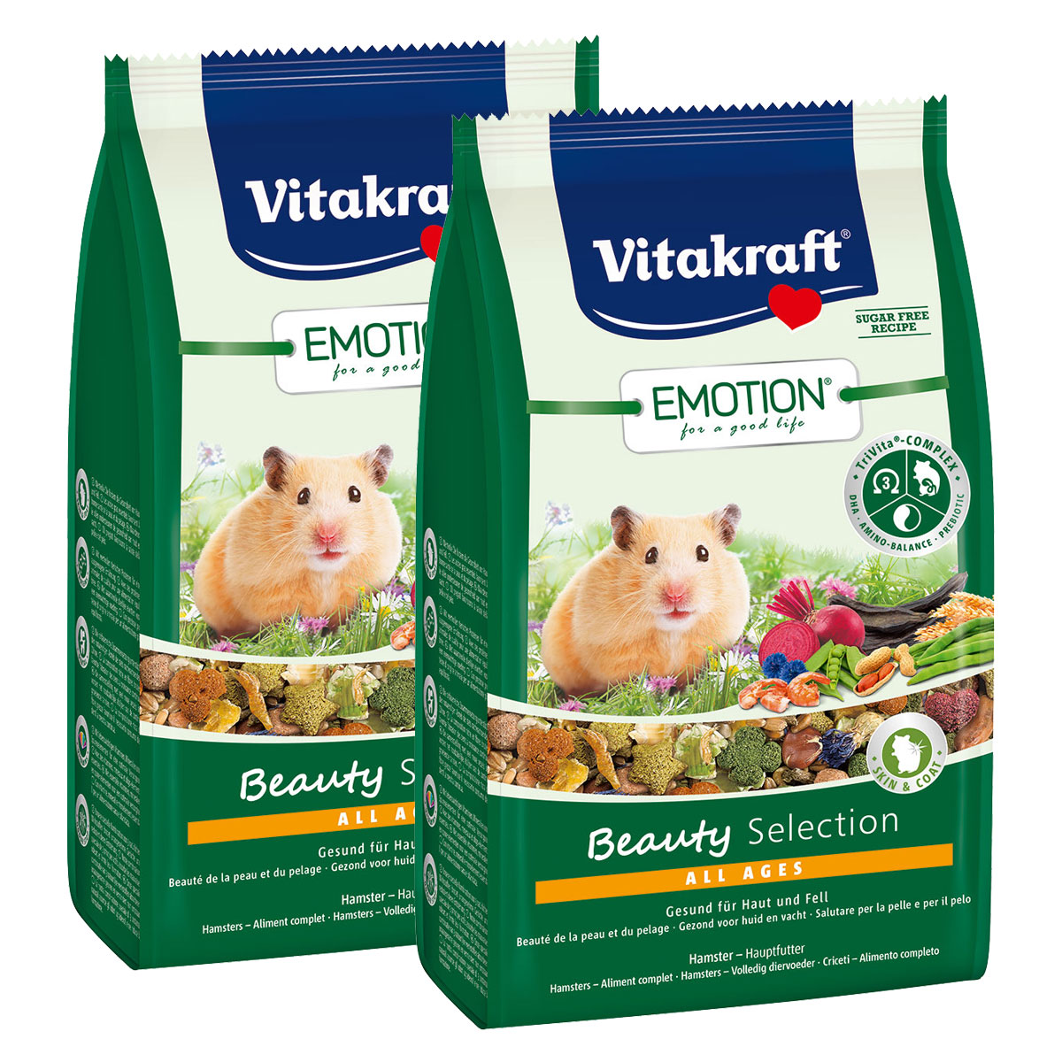 Levně Vitakraft Emotion Beauty Selection křečci 2× 600 g