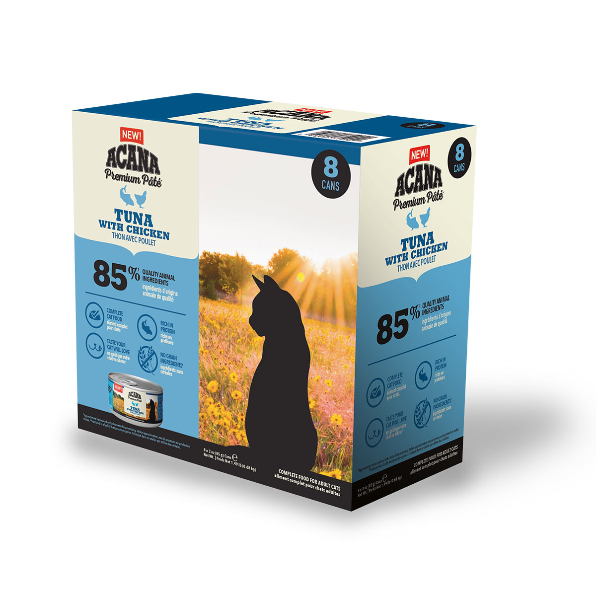 ACANA Cat Premium Pâté Tuna & Chicken 8 × 85 g