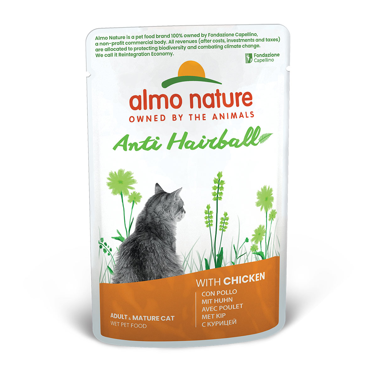Almo Nature Holistic Anti Hairball kuře 30 × 70 g
