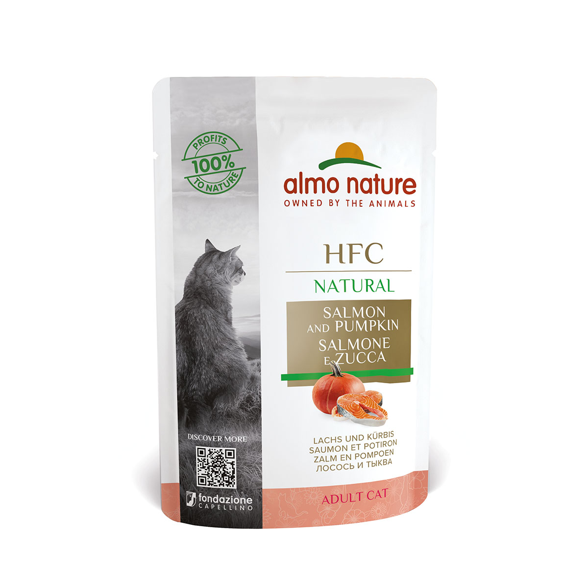 Almo Nature HFC Nature s lososem a dýní 24 × 55 g