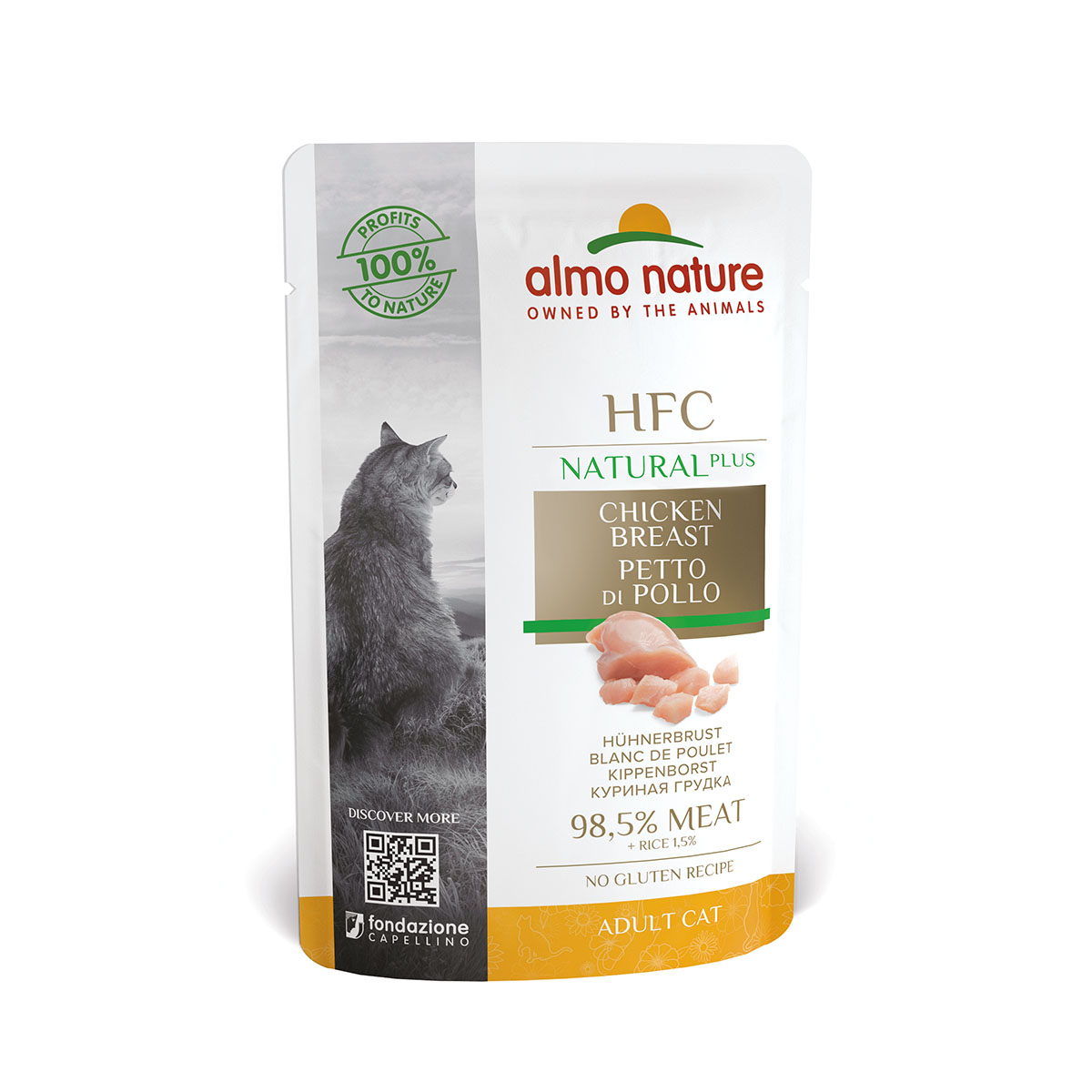 Almo Nature HFC Natural Plus Hühnerbrust 24x55g