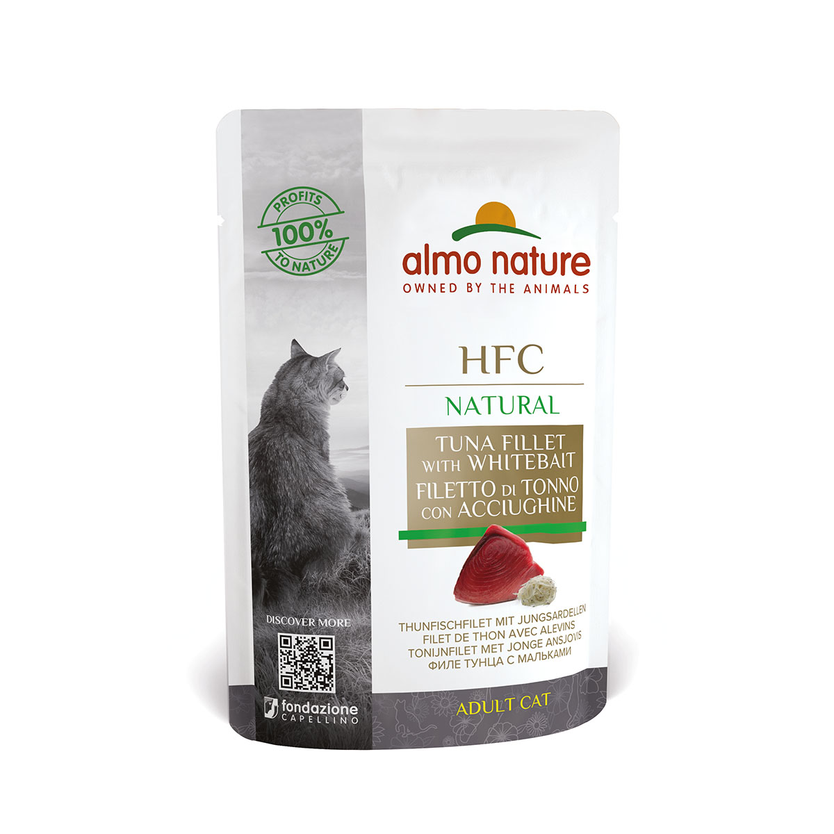 Almo Nature HFC Nature tuňákem a mladými ančovičkami 24 × 55 g