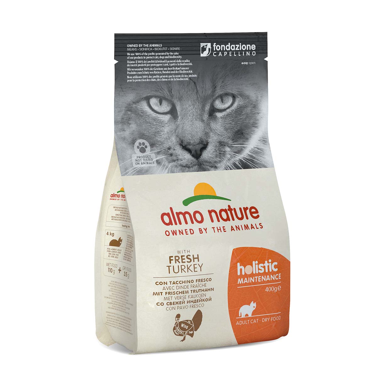 Almo Nature Holistic Cat s krocaním masem + rýží 400 g