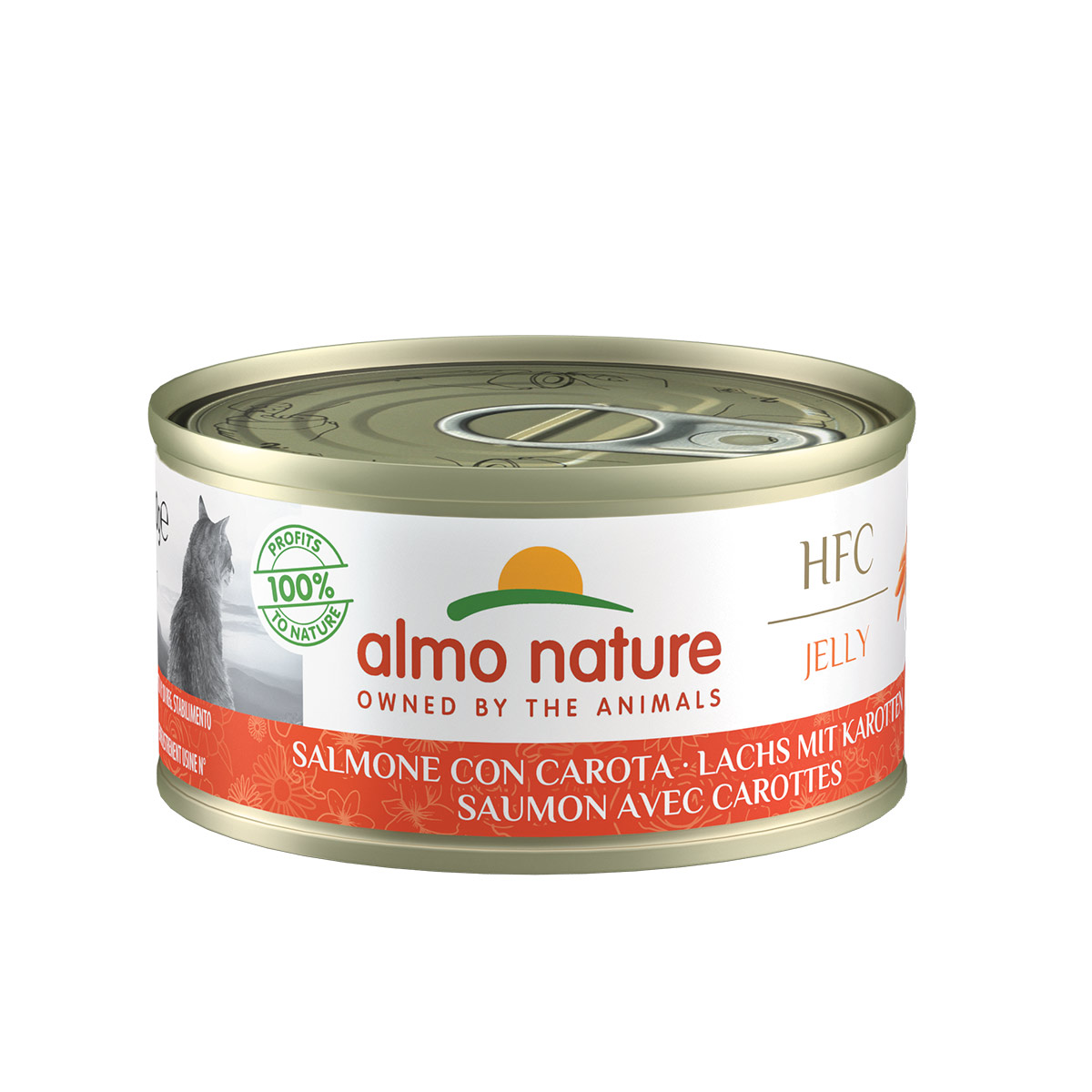 Almo Nature HFC Jelly Lachs &amp; Karrotten 6x70g