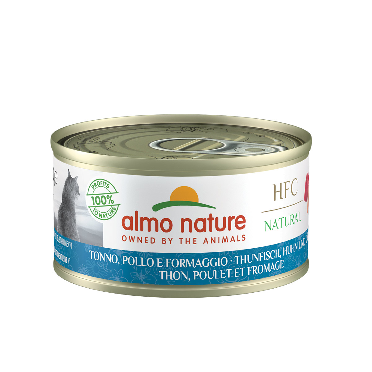 Levně Almo Nature HFC tuňák, kuřecí maso a sýr 6× 70 g