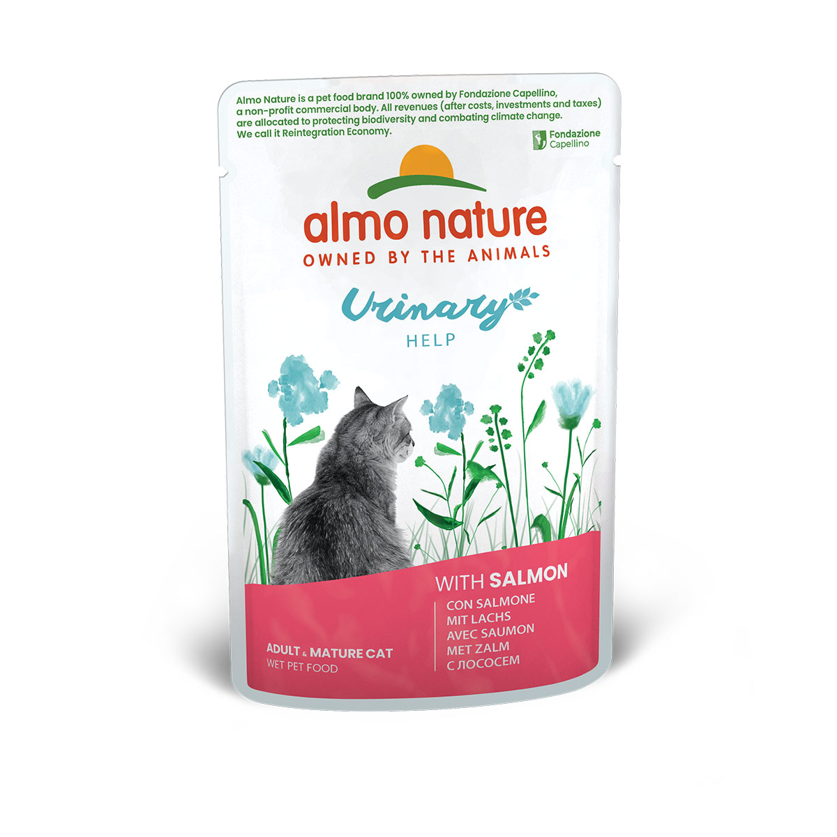 Levně Almo Nature Holistic Urinary Help losos 30 × 70 g