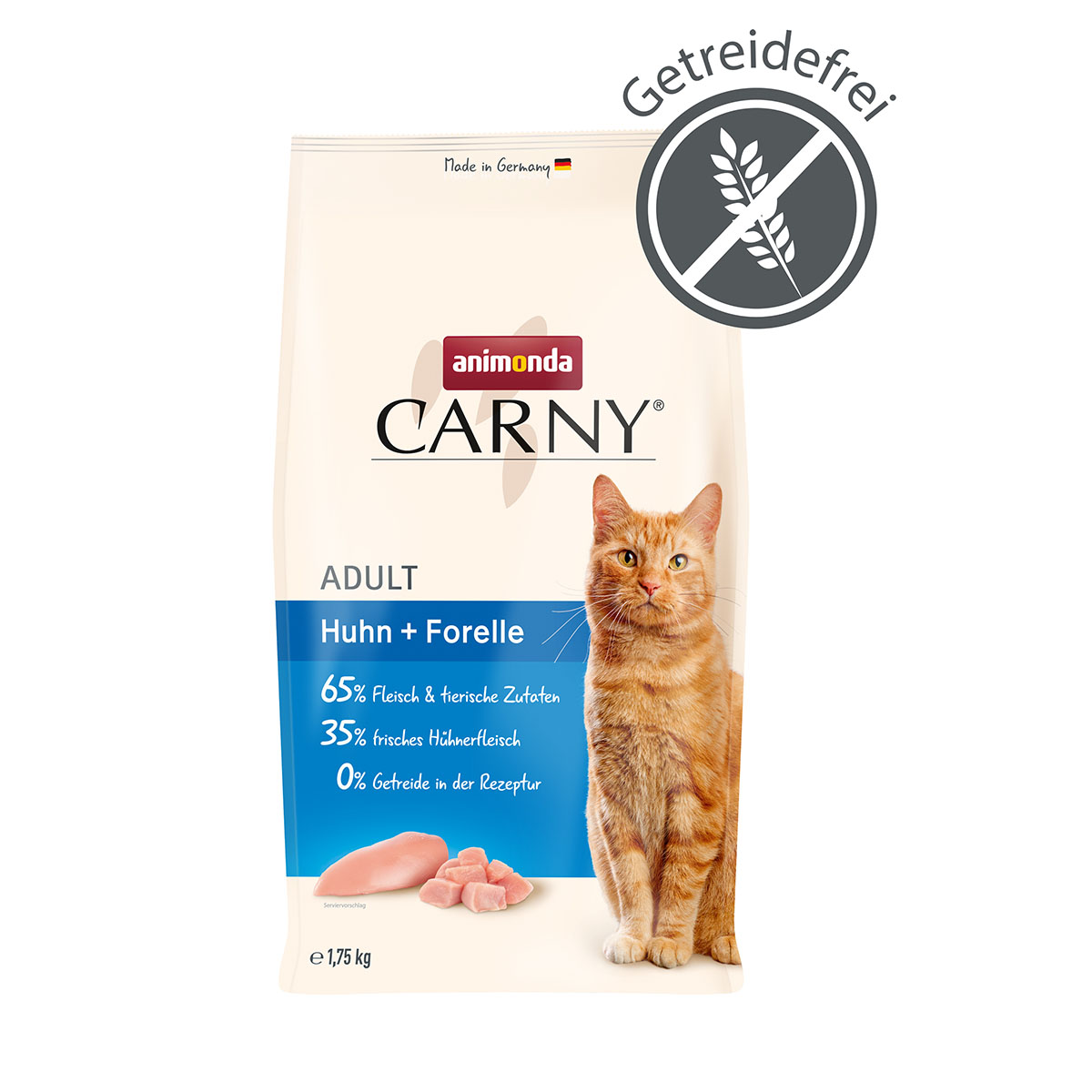 animonda Carny Adult kuře a pstruh 1,75 kg