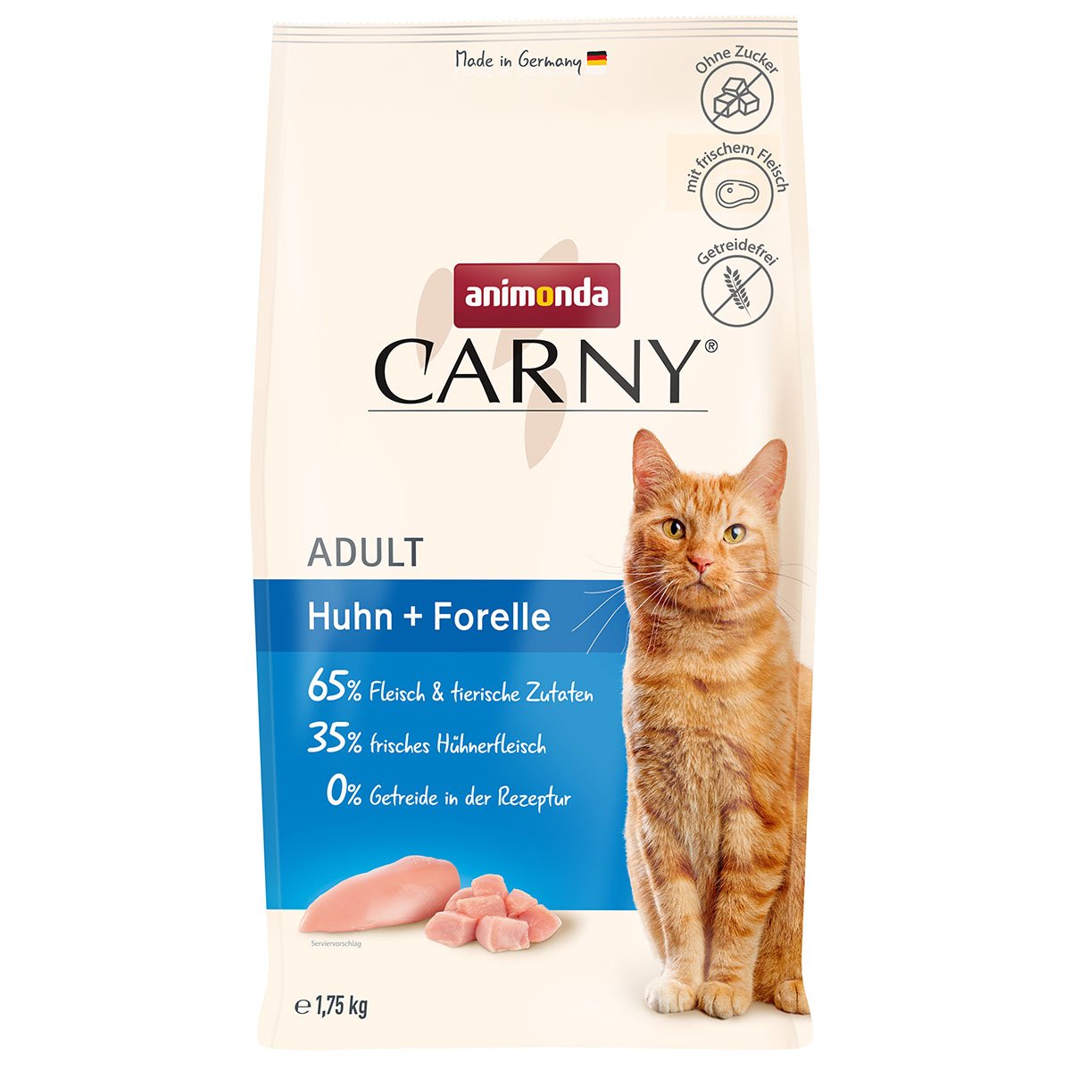 animonda Carny Adult kuře a pstruh 1,75 kg