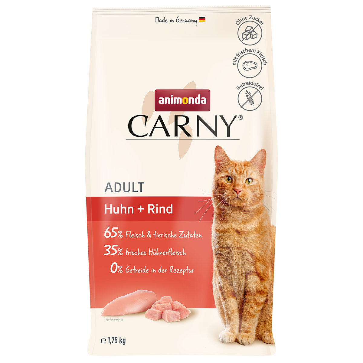 animonda Carny Adult kuře a hovězí 1,75 kg