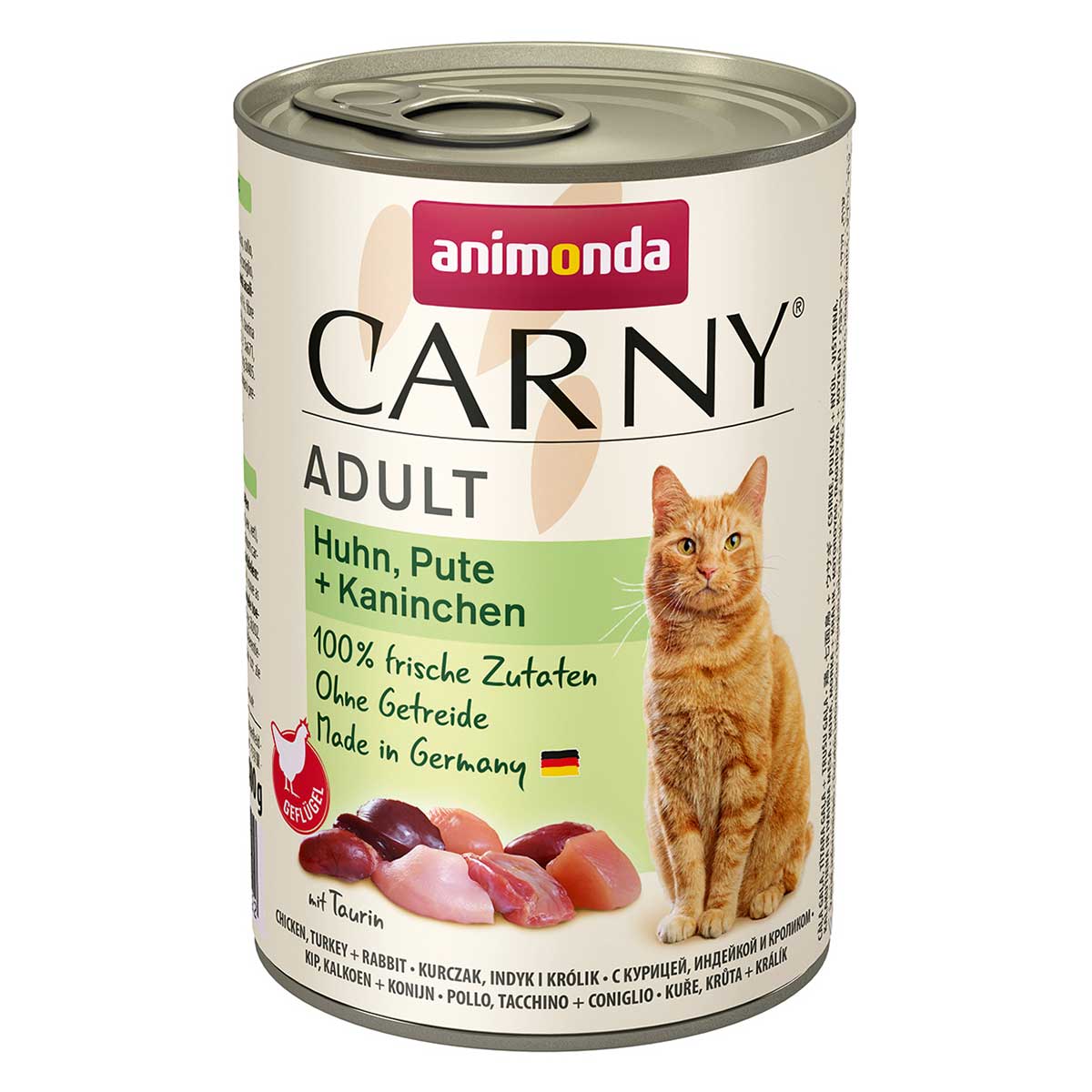 animonda Carny Adult Huhn, Pute und Kaninchen 6x400g