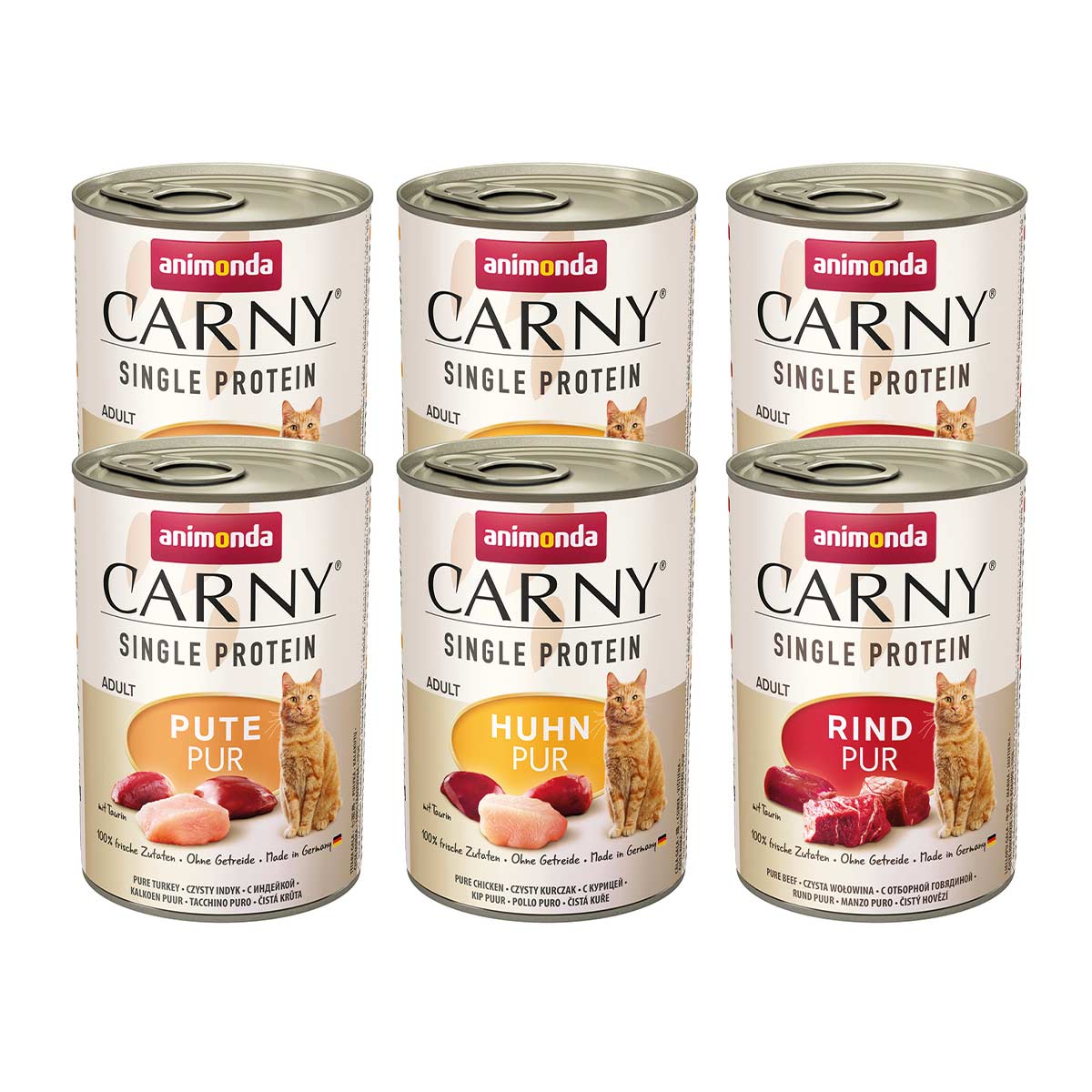 Animonda Carny Adult, směs čistého masa 12x400g