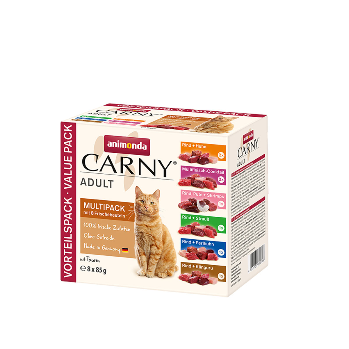 Animonda Carny Adult, multipack kapsičky 16x85g