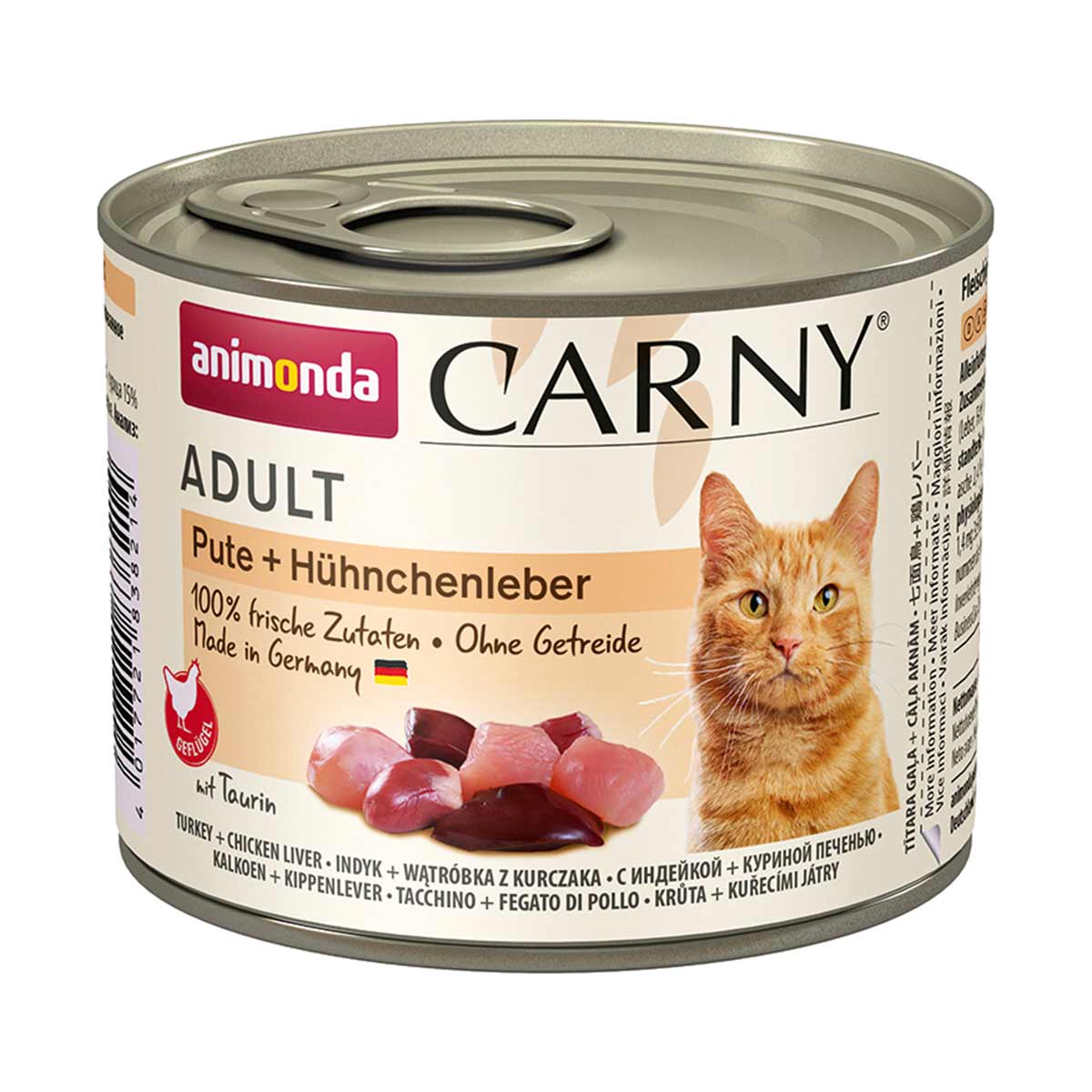 animonda Carny Adult Pute + Hühnchenleber 6x200g