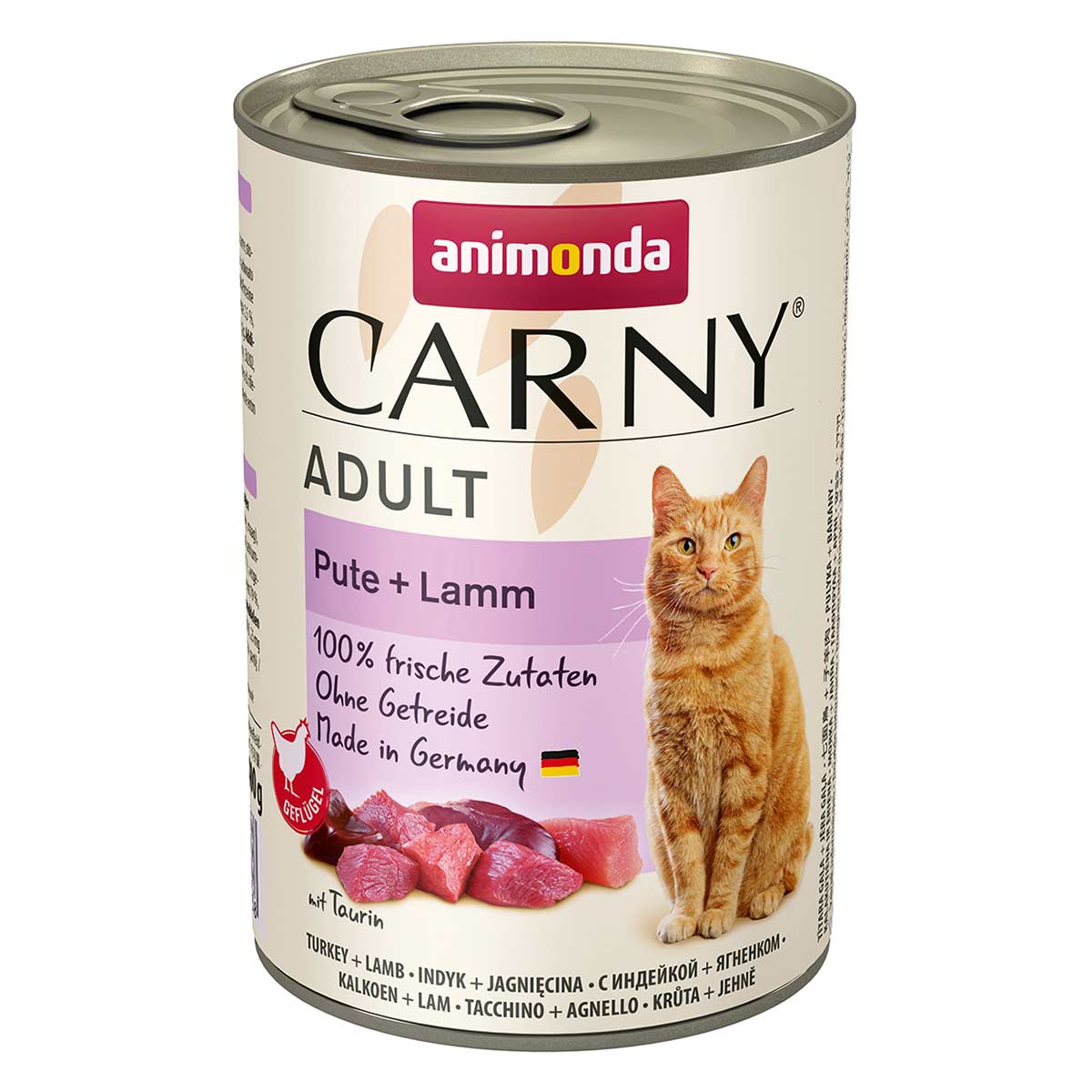 animonda Carny Adult Pute + Lamm 24x400g