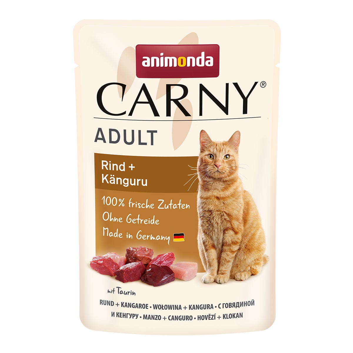 Animonda Carny Adult hovězí a klokan 12x85g