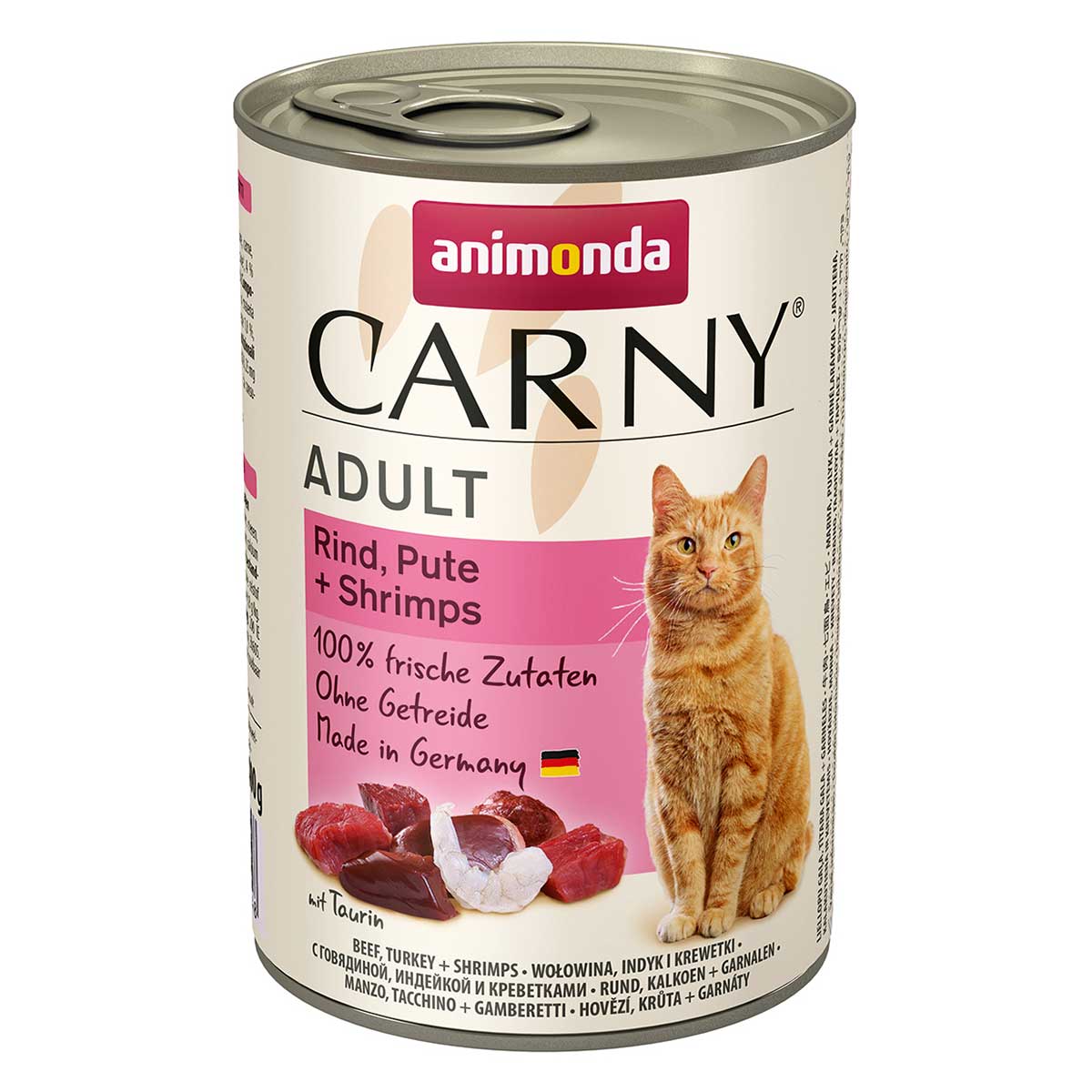 Levně Animonda Carny Adult s hovězím a krůtou a krevetami 24x400g