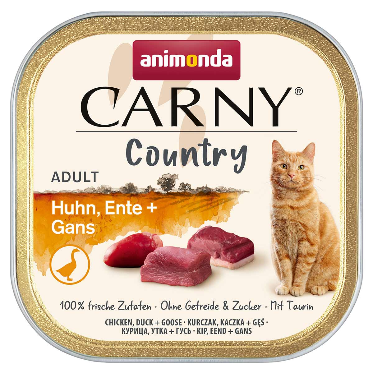 animonda Carny Adult Country kuřecí, kachní a husí maso 32 × 100 g
