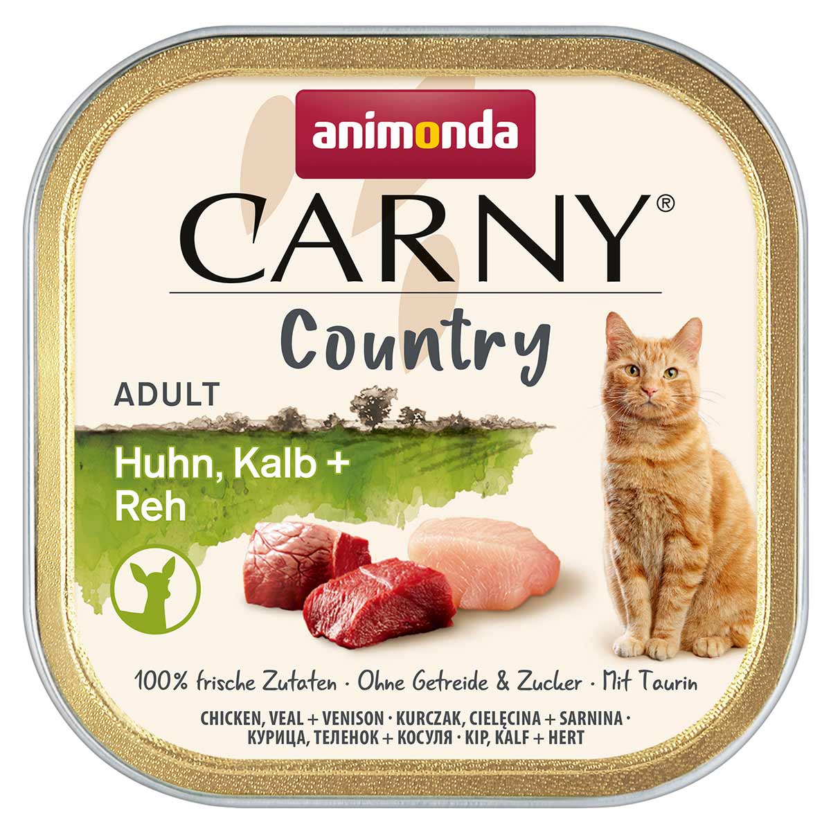 Levně animonda Carny Adult Country kuřecí, telecí a srnčí maso 32 × 100 g