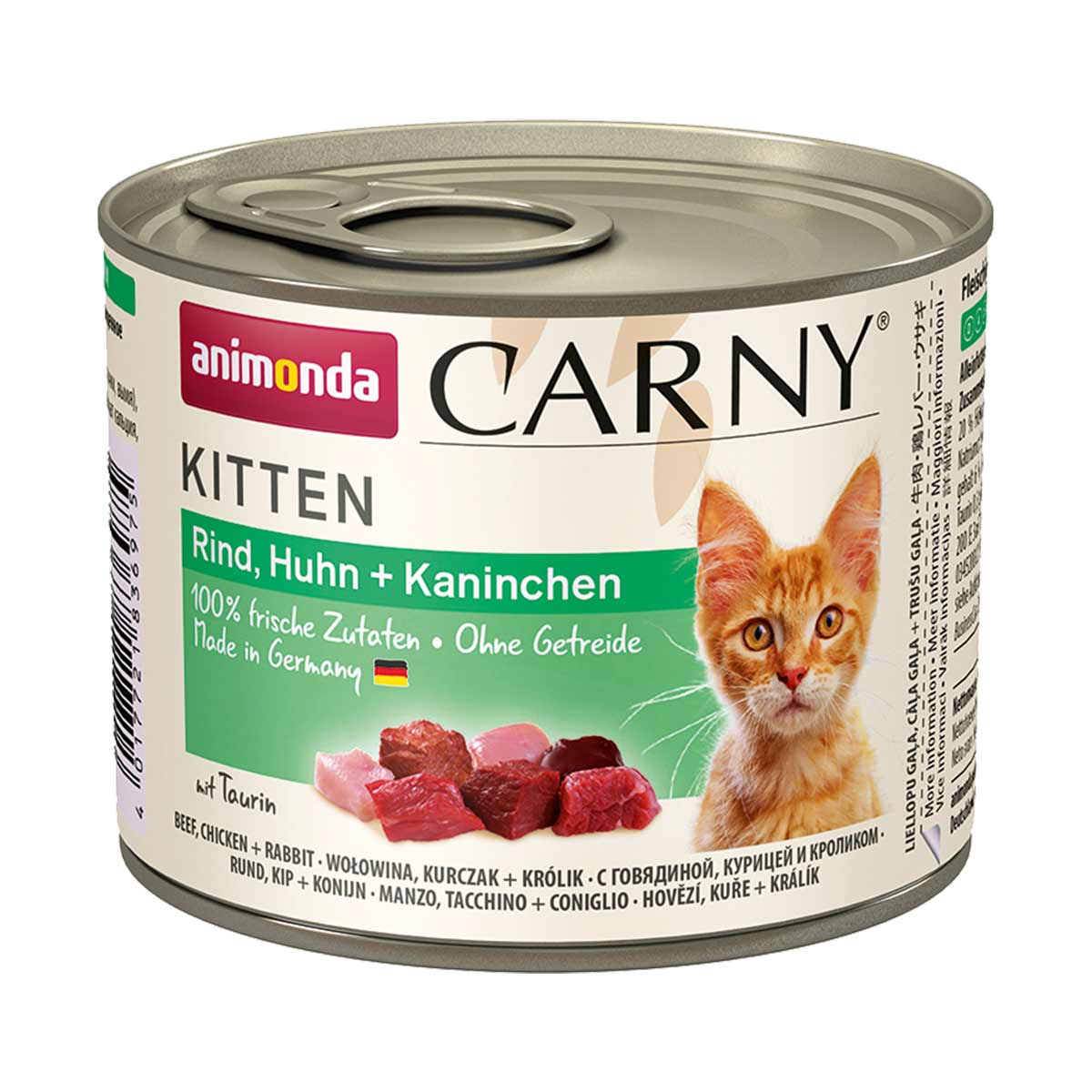 animonda Carny Kitten Rind, Huhn und Kaninchen 24x200g