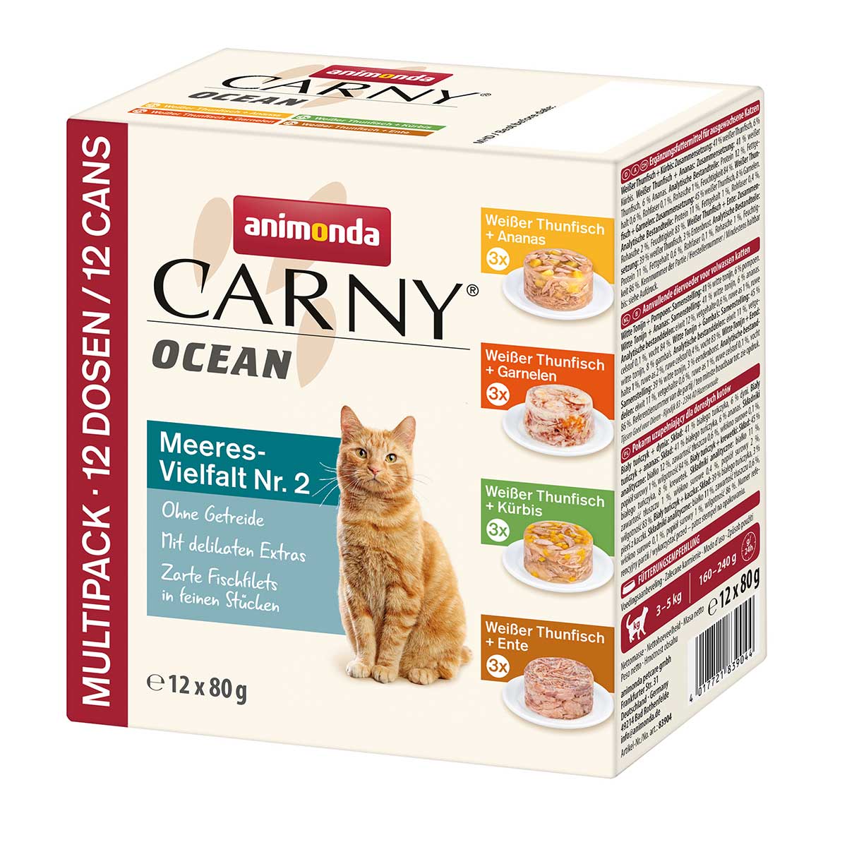 Animonda Carny Adult multipack Rozmanitost moře č. 2 24x80g