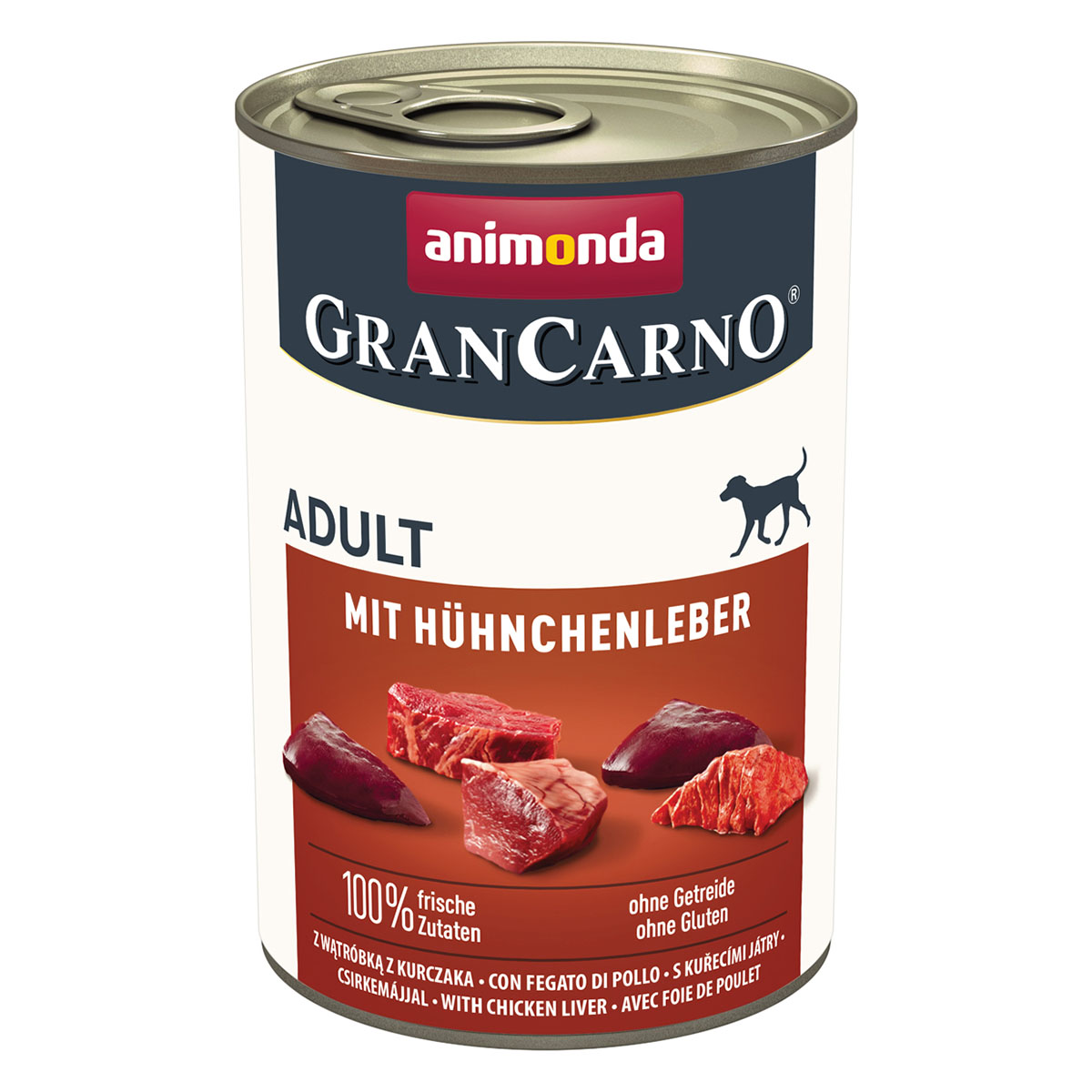 animonda GranCarno Adult s drůbežími srdci 6 × 400 g