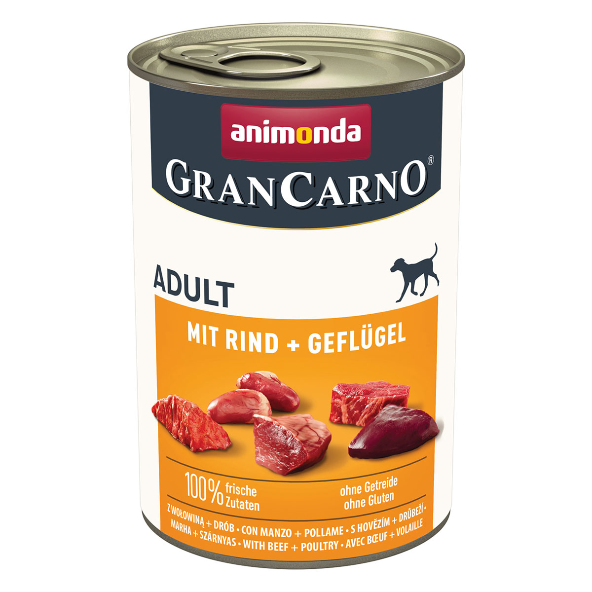 Levně animonda GranCarno Adult s hovězím a drůbežím masem 12 × 400 g