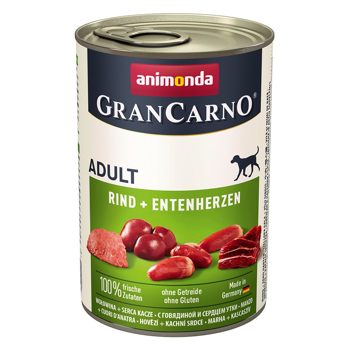 Animonda GranCarno Adult hovězí a kachní srdíčka 6x400g