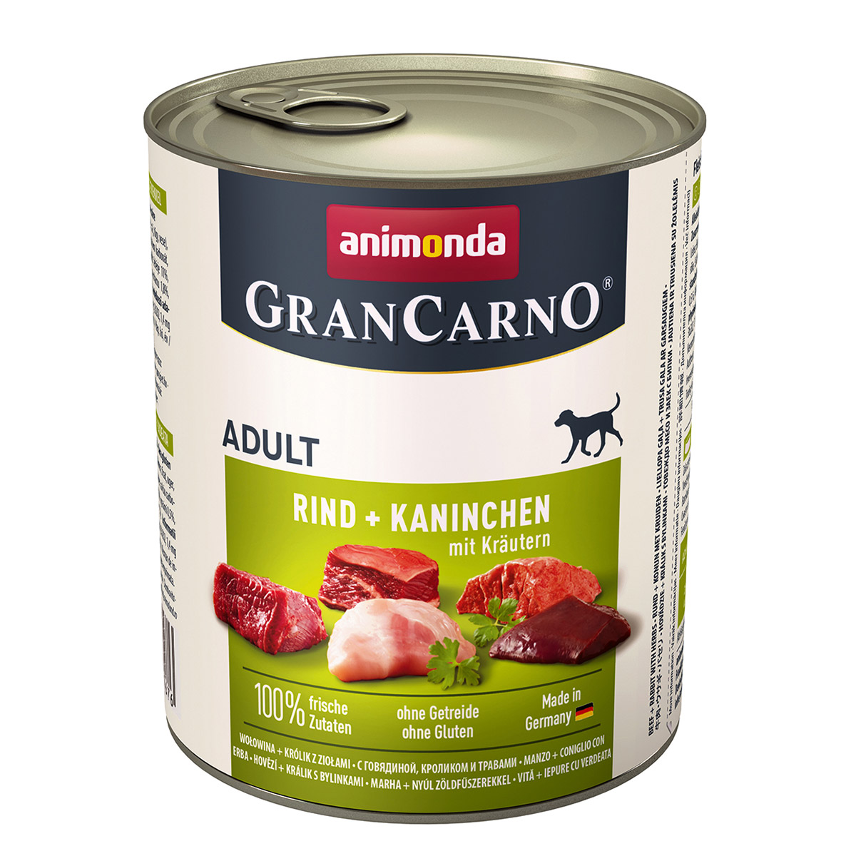 Animonda GranCarno Adult hovězí a králík s bylinkami 6x800g