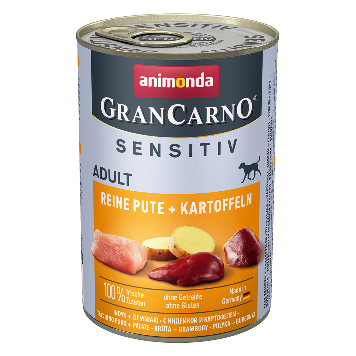 Animonda GranCarno Sensitiv čisté krůtí maso s bramborami 24x400g