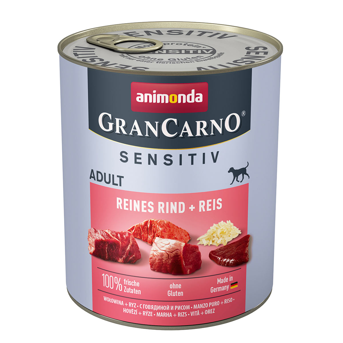 Animonda GranCarno Adult Sensitiv čisté hovězí maso + rýže 12x800g