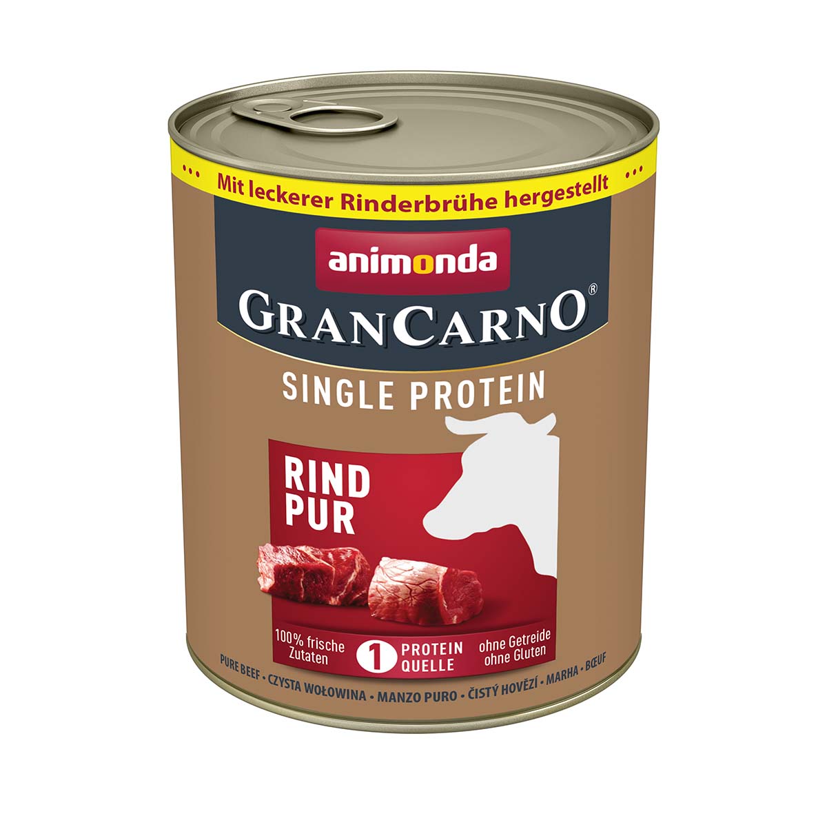 animonda GranCarno single protein Rind pur 24x800g