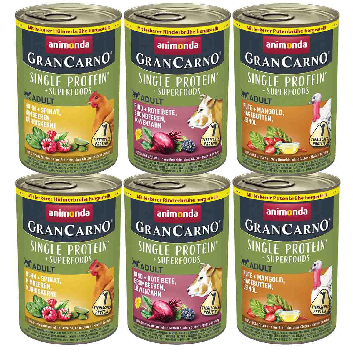 animonda GranCarno Superfoods Adult Variation Mixpack