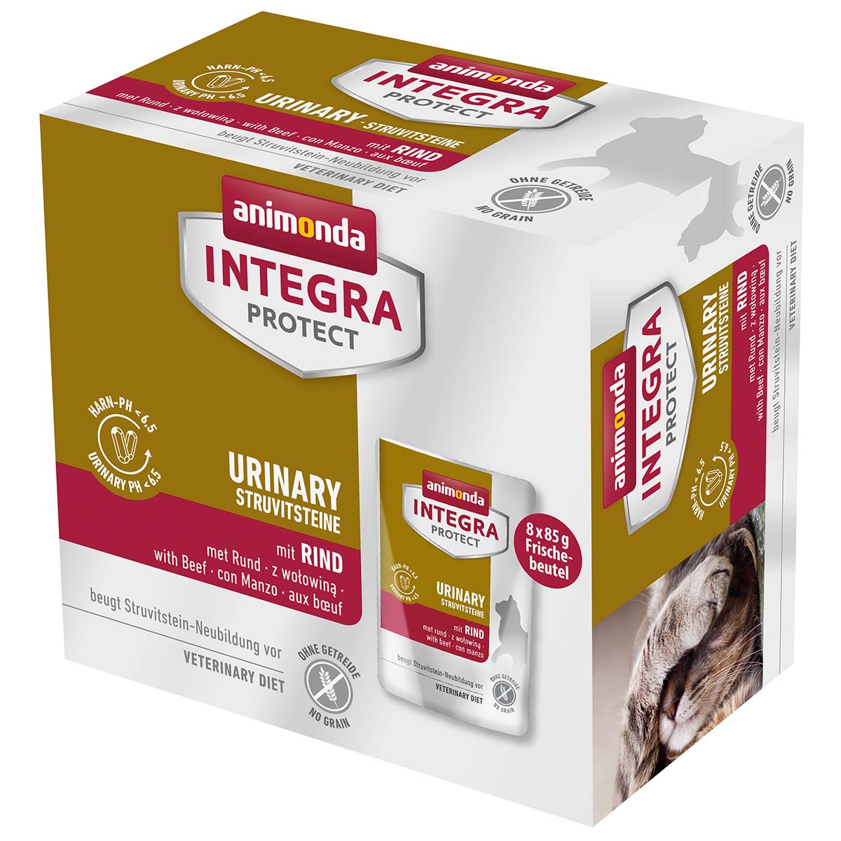 Levně animonda INTEGRA PROTECT Adult Urinary močové kameny, hovězí 24 × 85 g