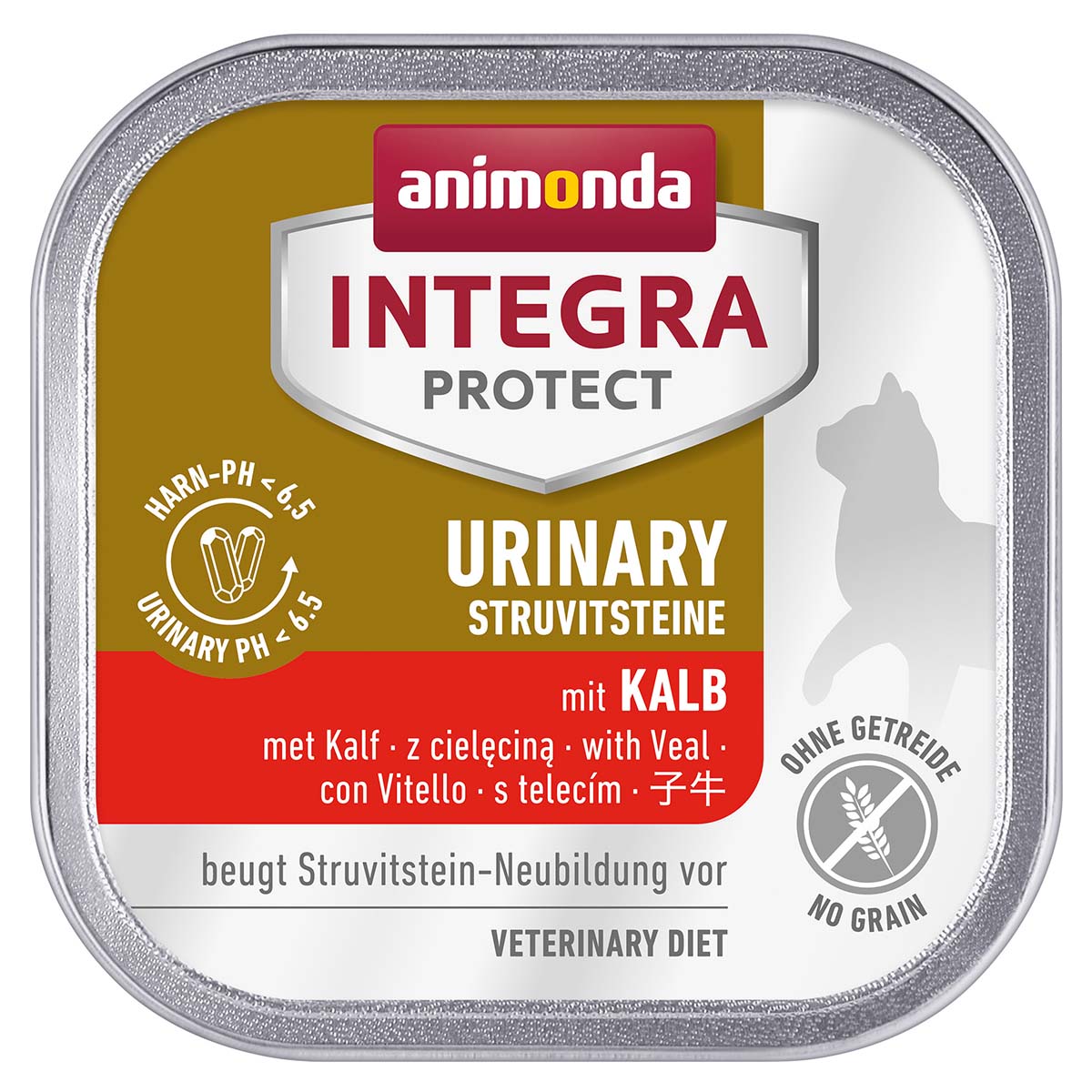 Levně animonda INTEGRA PROTECT Adult Urinary proti struvitovým kamenům s telecím masem 16 × 100 g